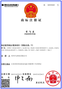 常飛星商標(biāo)注冊(cè)證